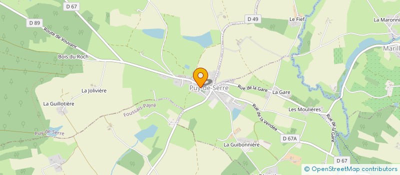 localisation de l'entreprise SAINT LOUP PATRIMOINE à PUY-DE-SERRE