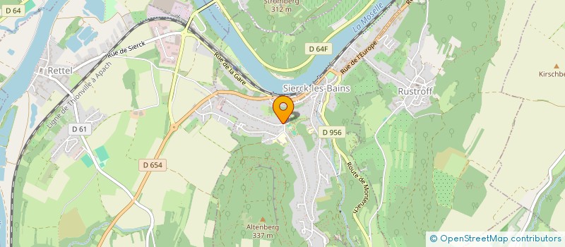 localisation de l'entreprise SAINT LUC à SIERCK-LES-BAINS