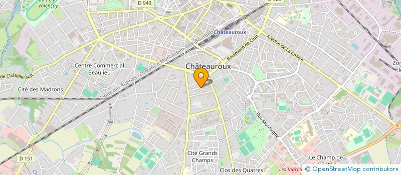 localisation de l'entreprise SAINT LUC à CHATEAUROUX
