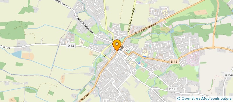 localisation de l'entreprise SAINT LYS AUDITION  SAINT-LYS
