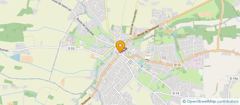 localisation de l'entreprise SAINT LYS OLYMPIQUE PETANQUE  SAINT-LYS