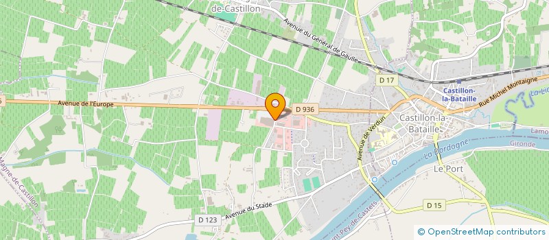 localisation de l'entreprise SAINT MAGNE DISTRIBUTION à SAINT-MAGNE-DE-CASTILLON