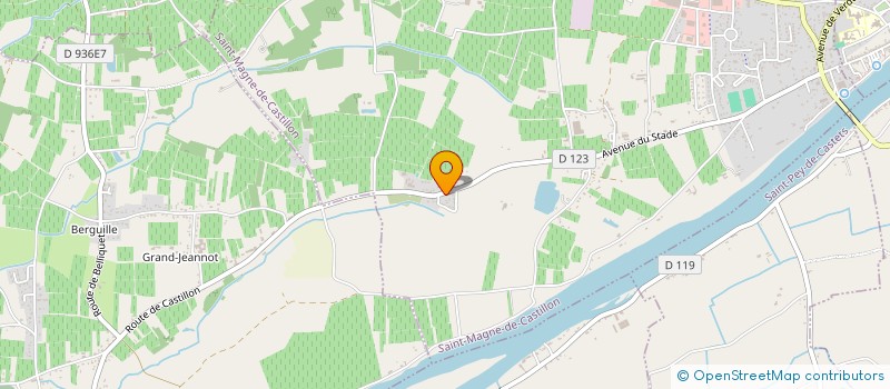 localisation de l'entreprise SAINT MAGNE EMBOUTEILLAGE à SAINT-MAGNE-DE-CASTILLON