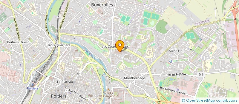 localisation de l'entreprise SAINT MAIX' COIFF'  POITIERS