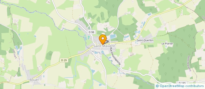 localisation de l'entreprise SAINT MAIXENT TENNIS CLUB  SAINT-MAIXENT