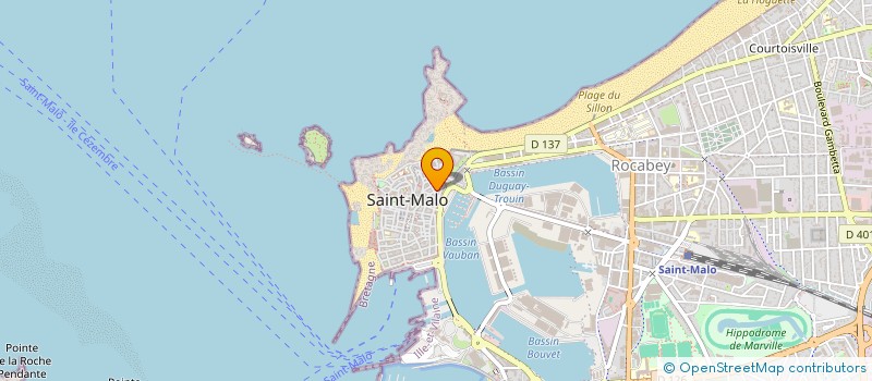 localisation de l'entreprise SAINT MALO ROCK CITY  SAINT-MALO