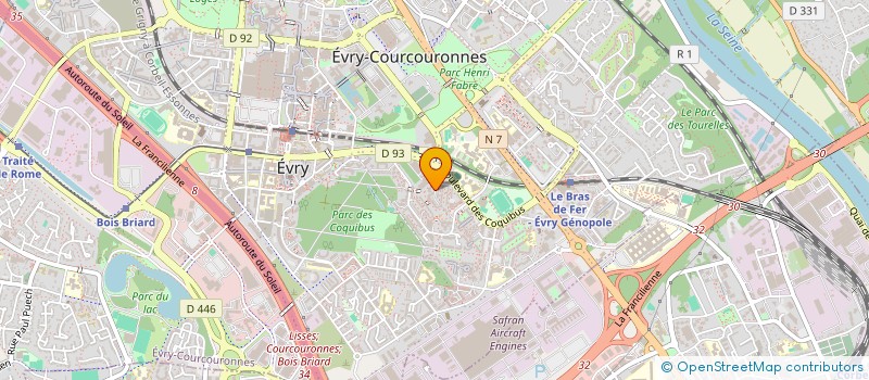 localisation de l'entreprise SAINT MAMMES à EVRY-COURCOURONNES