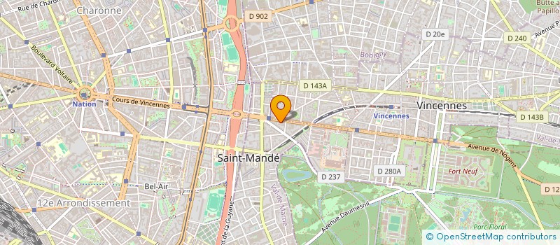 localisation de l'entreprise SAINT MANDE QUATRE SAISONS  SAINT-MANDE