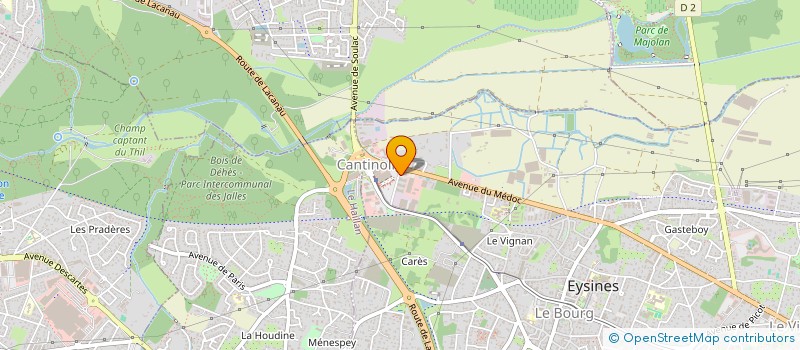 localisation de l'entreprise SAINT MARC  EYSINES