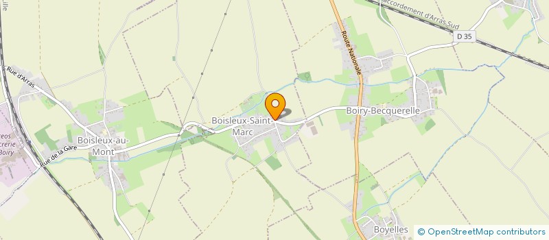 localisation de l'entreprise SAINT-MARC  BOISLEUX-SAINT-MARC