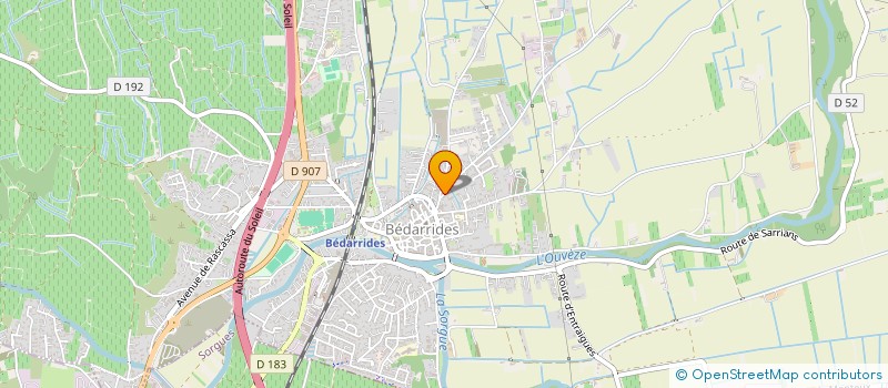 localisation de l'entreprise SAINT MARC  BEDARRIDES