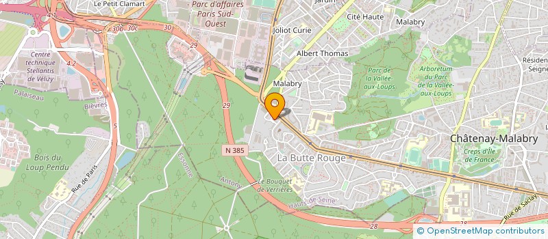 localisation de l'entreprise SAINT MARC à CHATENAY-MALABRY