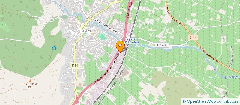 localisation de l'entreprise SAINT MARC  CUERS