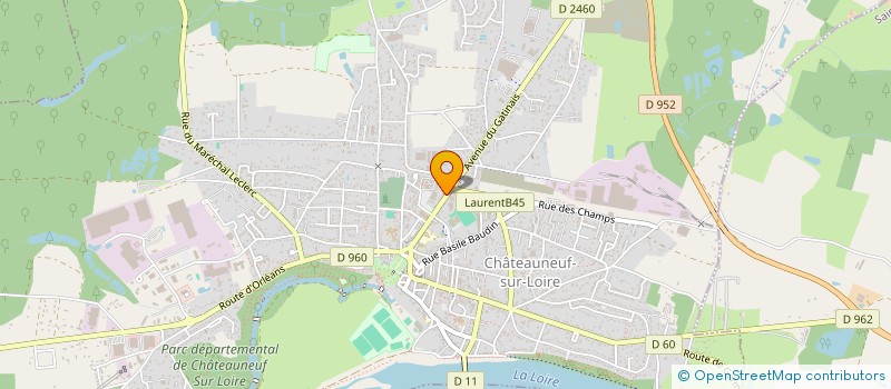 localisation de l'entreprise SAINT MARC 97  CHATEAUNEUF-SUR-LOIRE