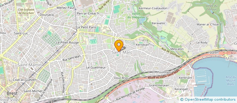 localisation de l'entreprise SAINT MARC HOULY-LOUZEAU  BREST