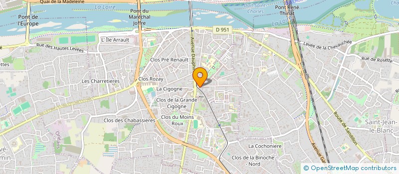 localisation de l'entreprise SAINT MARCEAU OPTIQUE à ORLEANS