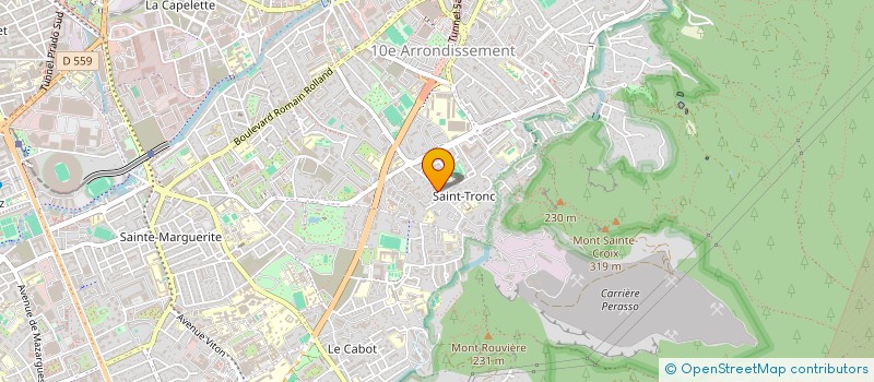 localisation de l'entreprise SAINT MARCEL AMBULANCES à MARSEILLE