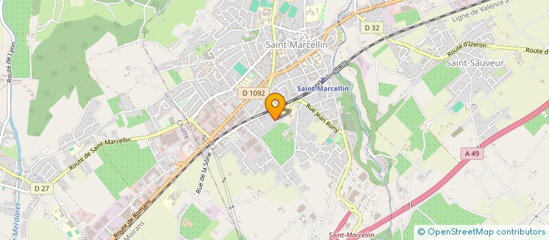 localisation de l'entreprise SAINT MARCELLIN CONTROLE TECHNIQUE à SAINT-MARCELLIN
