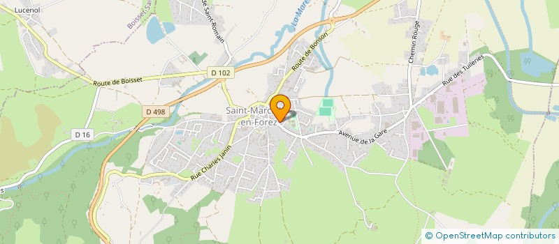 localisation de l'entreprise SAINT MARCELLIN FACADES - SMF  SAINT-MARCELLIN-EN-FOREZ