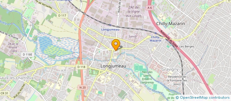 localisation de l'entreprise SAINT-MARCO à LONGJUMEAU