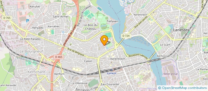 localisation de l'entreprise SAINT MARIEN  LORIENT