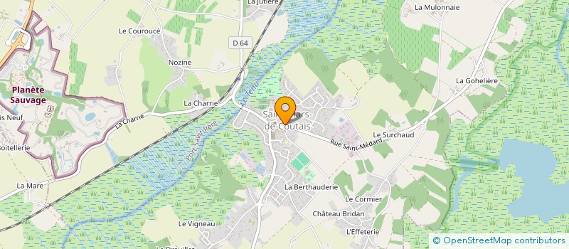 localisation de l'entreprise SAINT MARS DISTRIBUTION à SAINT-MARS-DE-COUTAIS