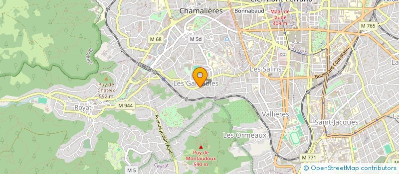 localisation de l'entreprise SAINT MARTIAL  CHAMALIERES