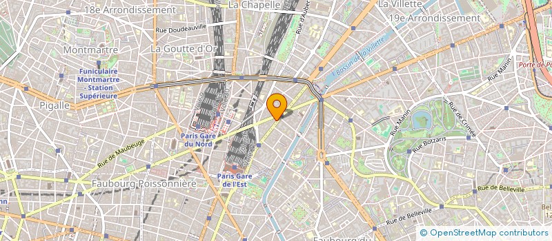 localisation de l'entreprise SAINT MARTIN à PARIS