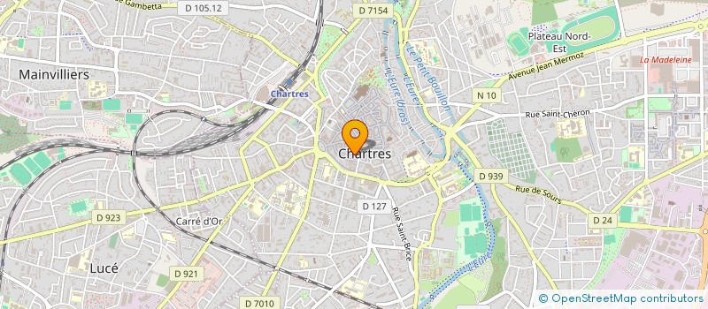 localisation de l'entreprise SAINT MARTIN à CHARTRES