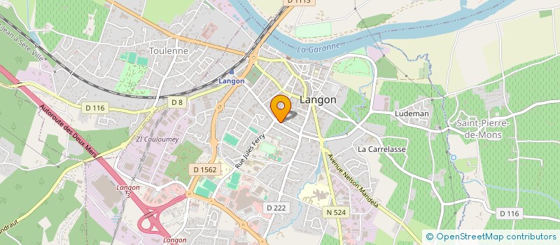 localisation de l'entreprise SAINT MARTIN  LANGON