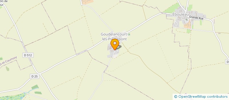 localisation de l'entreprise SAINT MARTIN  GOUDELANCOURT-LES-PIERREPONT