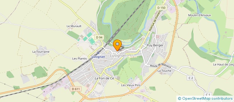 localisation de l'entreprise SAINT MARTIN  LUSIGNAN