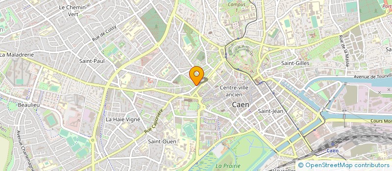 localisation de l'entreprise SAINT MARTIN à CAEN
