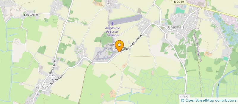 localisation de l'entreprise SAINT MARTIN  CHASNAIS