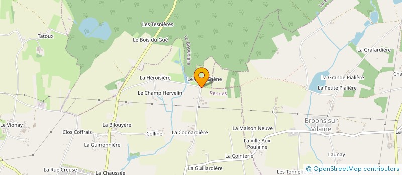 localisation de l'entreprise SAINT MARTIN  SERVON-SUR-VILAINE