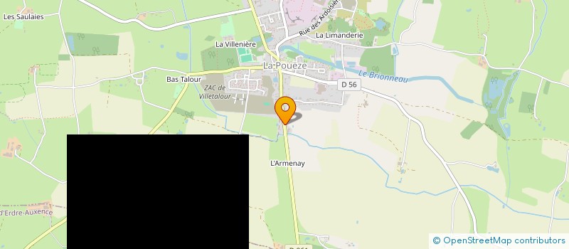 localisation de l'entreprise SAINT MARTIN  CHAMBELLAY