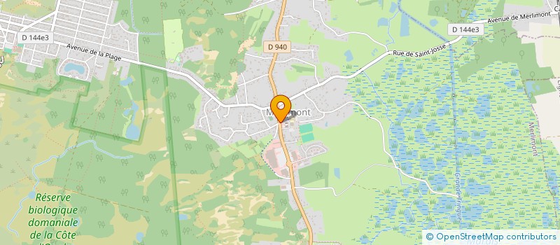 localisation de l'entreprise SAINT MARTIN  MERLIMONT