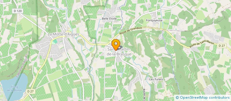 localisation de l'entreprise SAINT MARTIN  SAINT-MARTIN-DE-LA-BRASQUE