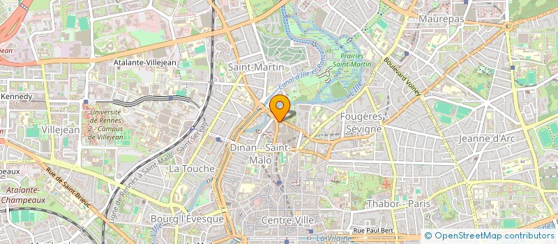 localisation de l'entreprise SAINT MARTIN  RENNES