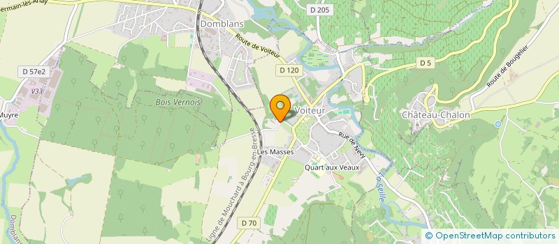 localisation de l'entreprise SAINT MARTIN à VOITEUR