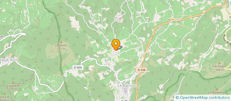 localisation de l'entreprise SAINT-MARTIN  LE BARROUX