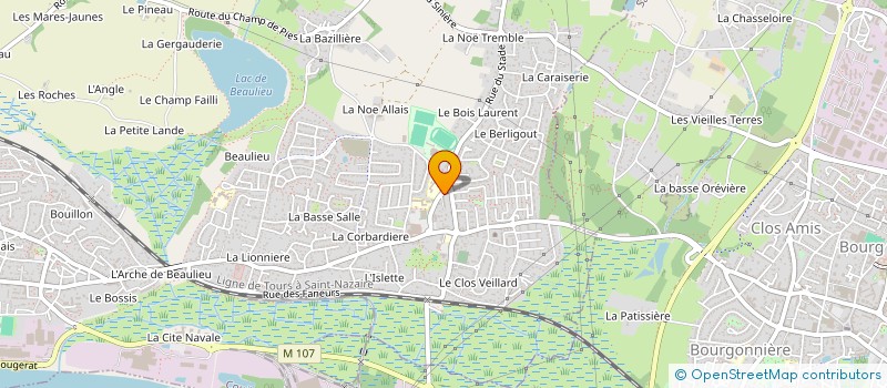 localisation de l'entreprise SAINT MARTIN à COUERON