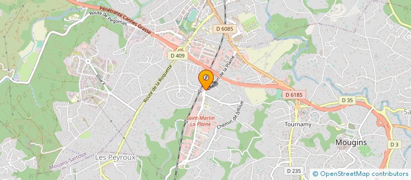 localisation de l'entreprise SAINT MARTIN AUTO à MOUGINS