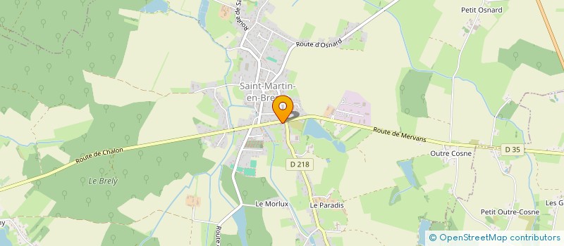 localisation de l'entreprise SAINT MARTIN AUTO  SAINT-MARTIN-EN-BRESSE