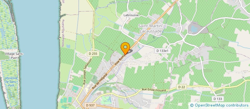 localisation de l'entreprise SAINT MARTIN AUTOMOBILES  SAINT-MARTIN-LACAUSSADE
