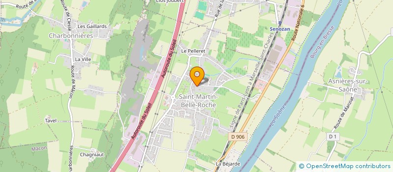 localisation de l'entreprise SAINT MARTIN BELLE PIERRE  SAINT-MARTIN-BELLE-ROCHE