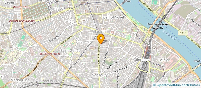 localisation de l'entreprise SAINT-MARTIN BORDEAUX CULTURAL CONNECTIONS  BORDEAUX