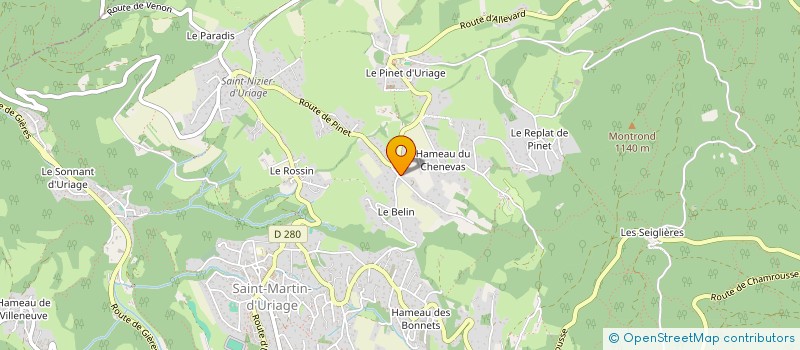 localisation de l'entreprise SAINT MARTIN D'URIAGE HANDBALL à SAINT-MARTIN-D'URIAGE