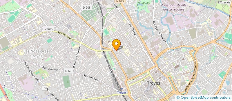 localisation de l'entreprise SAINT MARTIN DES VIGNES  TROYES