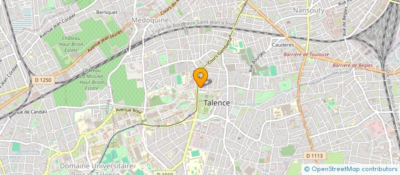 localisation de l'entreprise SAINT-MARTIN-DUBOIS  TALENCE